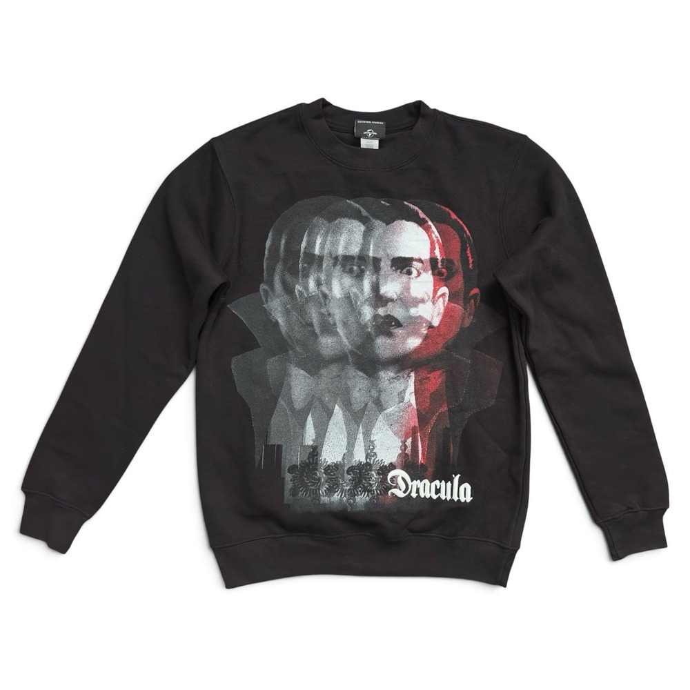 Universal Studios Monsters Dracula Adult Fleece Monsters Sweatshirt Sweater Sz S
